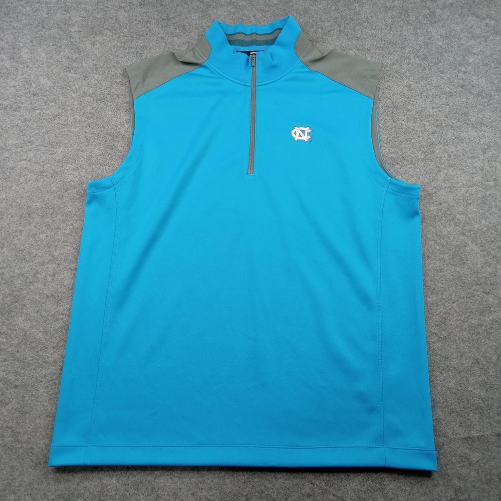 North Carolina Tar Heels Vest Mens Large NCAA Dri-Fit Nike Golf Tour Performance
